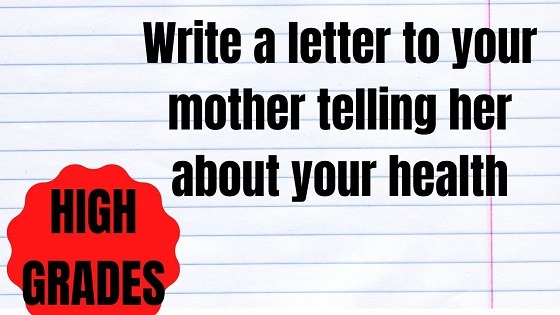 Write a letter to mother