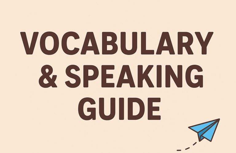 English Speaking Practice School & Learning Vocabulary for Class 3 Kids