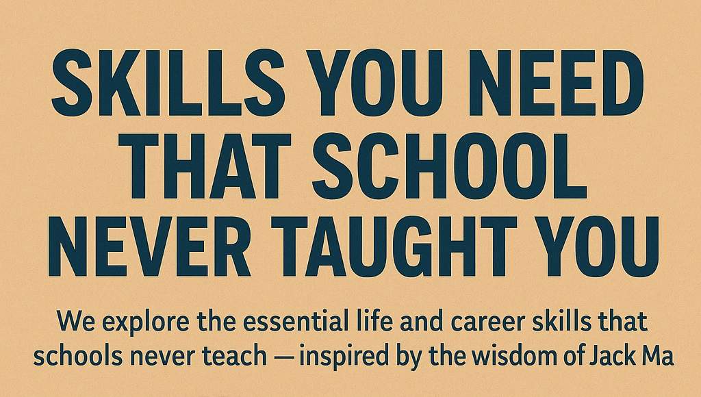 skills you need that school never taught you