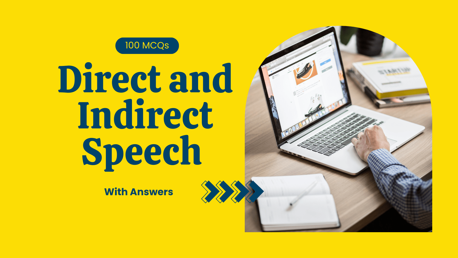 100 Direct and Indirect Speech MCQs with Answers