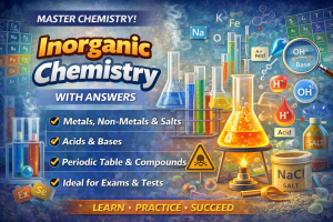 Inorganic Chemistry MCQs with Answers – 100 Multiple Choice Questions