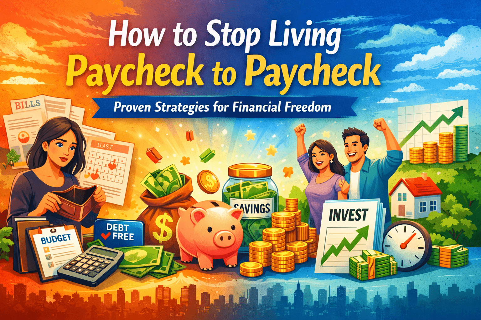 How to Stop Living Paycheck to Paycheck