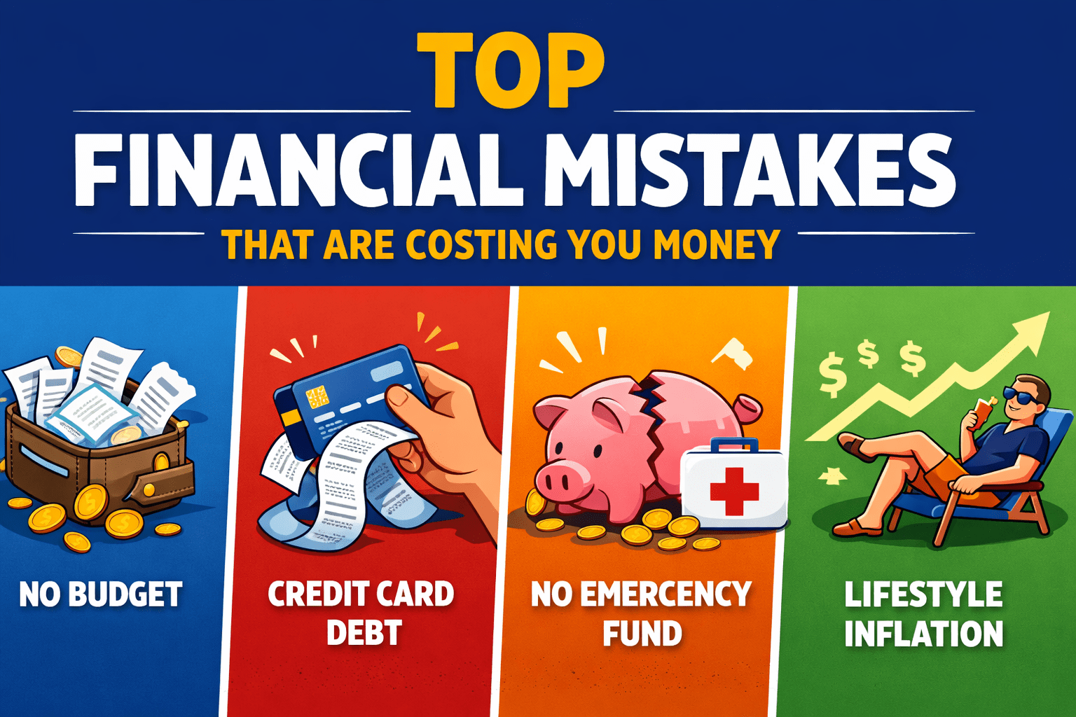Top Financial Mistakes That Are Costing You Money and How to Avoid Them